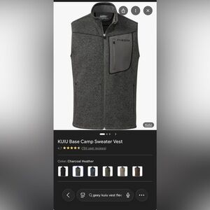 KUIU Charcoal Outdoor Vest